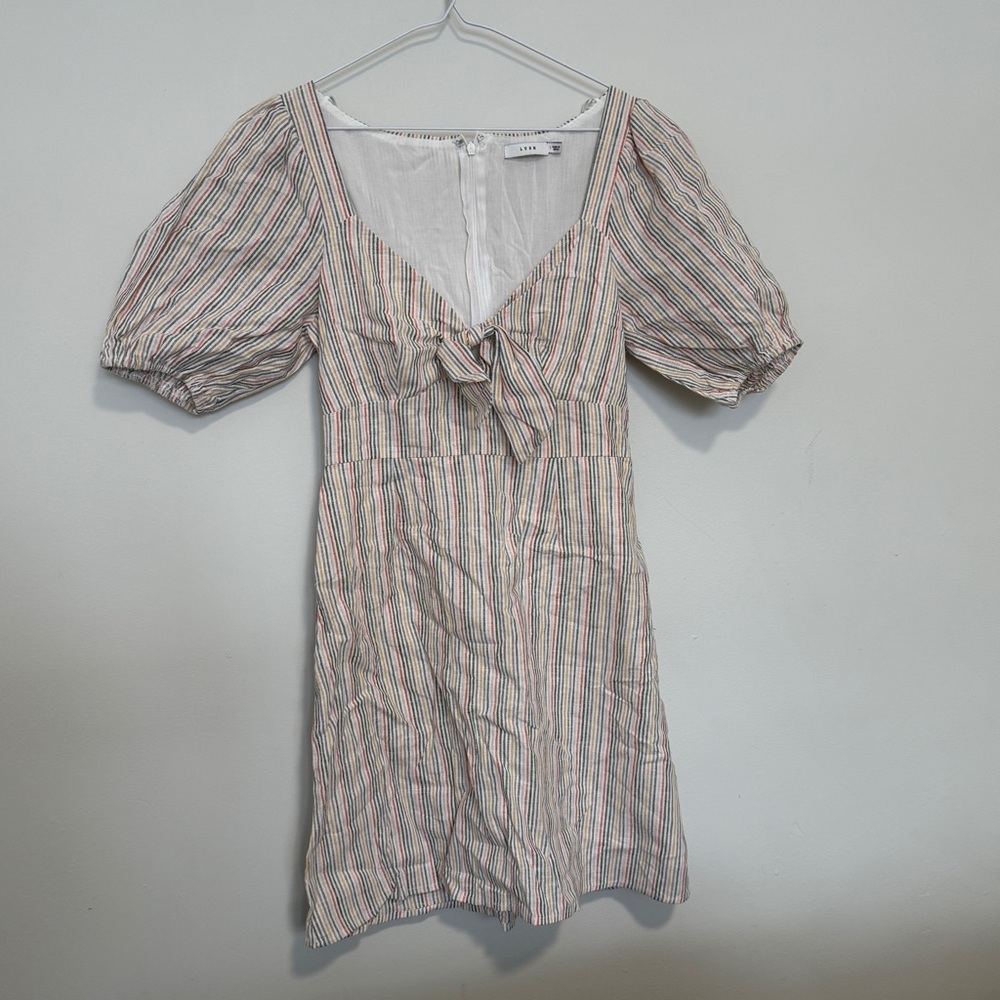 Lush Tie Front Dress